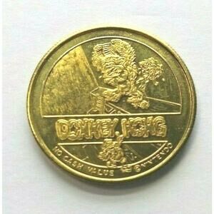 Donkey Kong Arcade Token Video Game 1982 Worlds Fair Expo Retro Promo